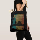 Arizona Sedona kaart grand canyon landschap retro Tote Bag (Dichtbij)
