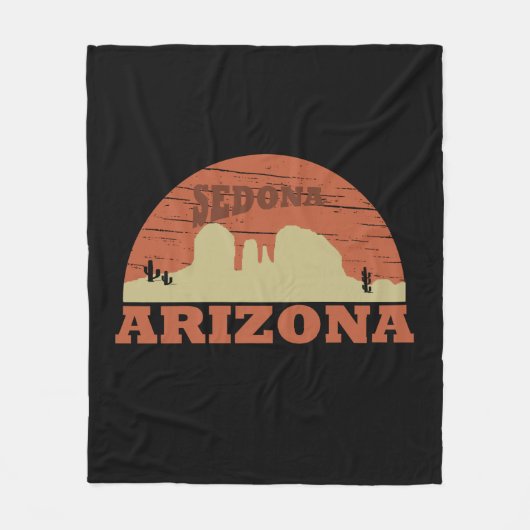 Arizona Sedona landschap als  Fleece Deken (Voorkant)