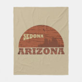 Arizona Sedona landschap als  Fleece Deken (Voorkant)