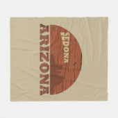 Arizona Sedona landschap als  Fleece Deken (Voorkant (Horizontaal))