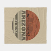 Arizona Sedona landschap als  Fleece Deken (Voorkant (Horizontaal))