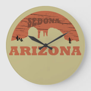 Arizona sedona landschap  az retro grote klok