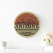 Arizona sedona landschap az retro grote klok (Huis)