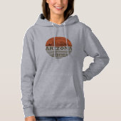 Arizona sedona landschap  az retro hoodie (Voorkant)