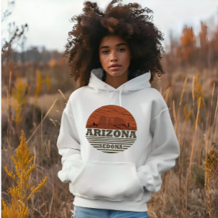 Arizona sedona landschap  az retro hoodie