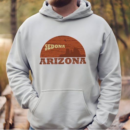 Arizona Sedona landschap  az retro Hoodie