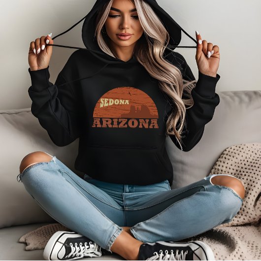 Arizona Sedona landschap az retro Hoodie