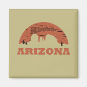 Arizona sedona landschap  az retro magneet (Voorkant)
