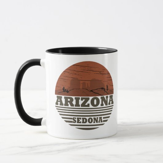 Arizona Sedona landschap  az retro Mok (Links)