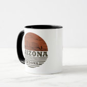 Arizona Sedona landschap  az retro Mok (Voorkant links)