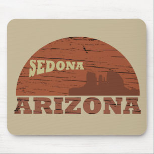 Arizona sedona landschap  az retro muismat