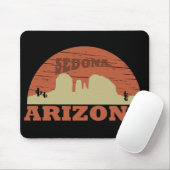Arizona sedona landschap az retro muismat (Met muis)