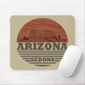 Arizona sedona landschap  az retro muismat (Met muis)