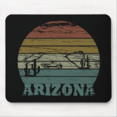 Arizona sedona landschap  az retro muismat (Voorkant)