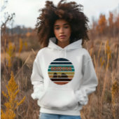 Arizona Sedona landschap az zonsondergang retro Hoodie