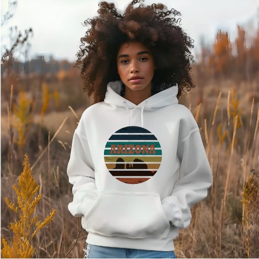 Arizona Sedona landschap az zonsondergang retro Hoodie