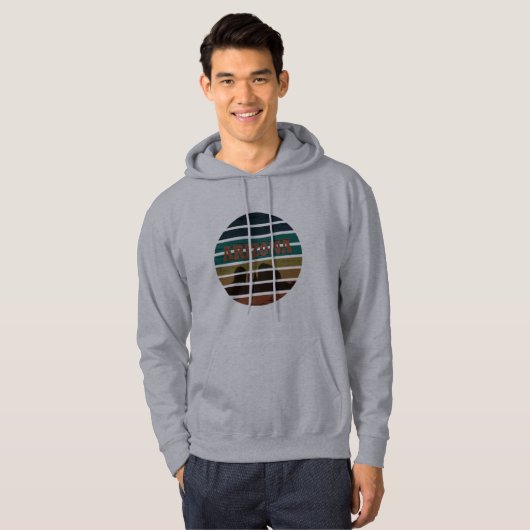 Arizona Sedona landschap  az zonsondergang retro Hoodie (Voorkant volledig)