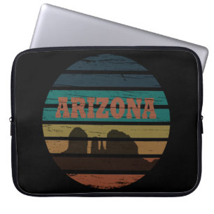 Arizona Sedona landschap az zonsondergang retro Laptop Sleeve