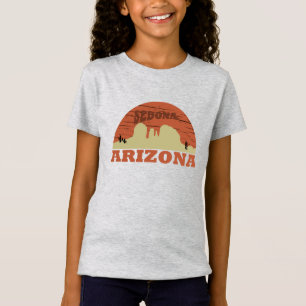 Arizona Sedona landschap retro az T-shirt
