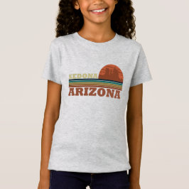 Arizona Sedona landschap  retro az T-shirt