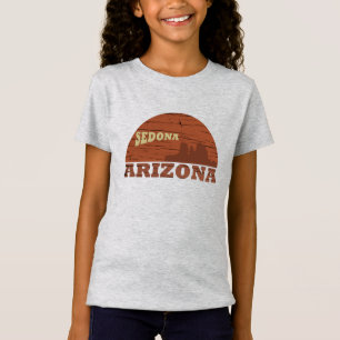 Arizona Sedona landschap retro az T-shirt