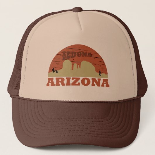 arizona sedona  landschap trucker pet (Voorkant)