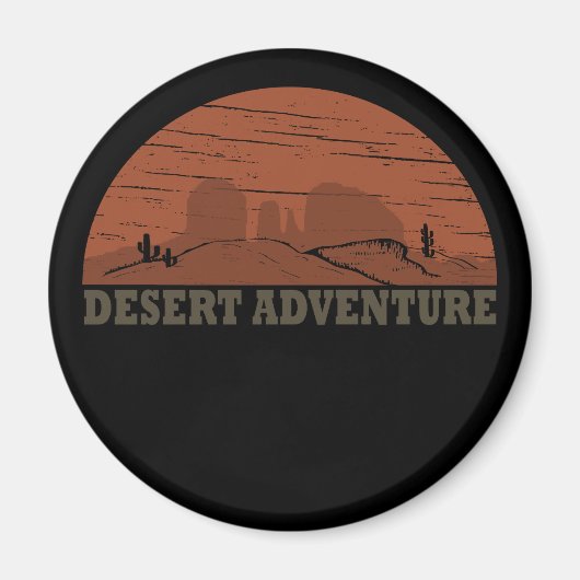 Arizona Sedona woestijnlandschap zonsondergang  Magneet (Voorkant)