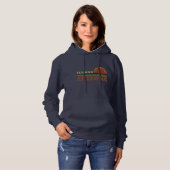 Arizona Sedona  zonsondergang az retro Hoodie (Voorkant volledig)