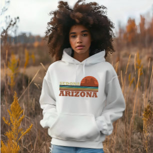 Arizona Sedona  zonsondergang az retro Hoodie