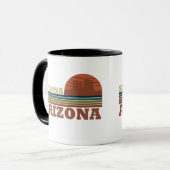 Arizona Sedona  zonsondergang az retro Mok (Voorkant links)