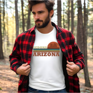 Arizona Sedona zonsondergang az retro T-shirt
