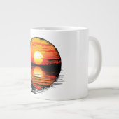 Arizona Sedona  zonsondergang retro az Koffie Mok (Voorkant rechts)