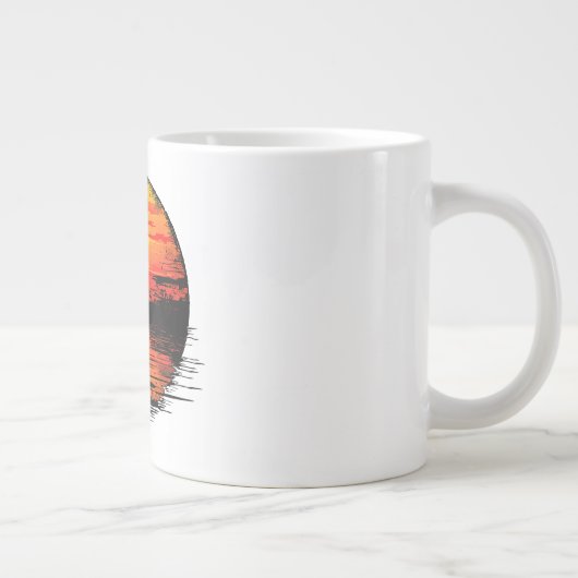 Arizona Sedona  zonsondergang retro az Koffie Mok (Rechts)