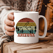 Arizona Sedona zonsondergang retro az Koffiemok