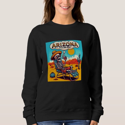 Arizona Skeleton Bone Dry Heat Trui (Voorkant)