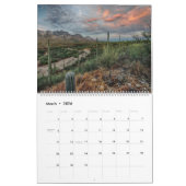 Arizona Skies grote kalender met twee pagina's (Mar 2026)