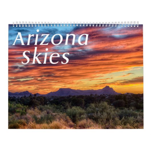 Arizona Skies grote kalender met twee pagina's (Hoes)