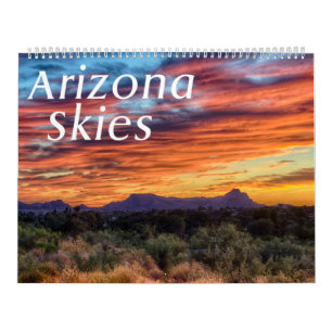 Arizona Skies grote kalender met twee pagina's