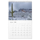 Arizona Skies kleine agenda met één pagina Kalender (Jan 2026)