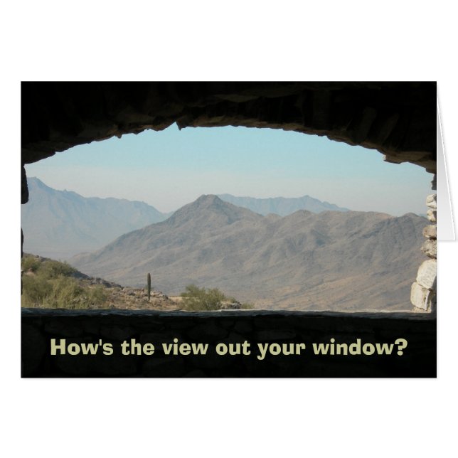 Arizona Skyline (Hoe is het uitzicht?) (Voorkant Horizontaal)