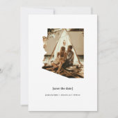 Arizona Sla de datum fotokaart op Save The Date (Voorkant)