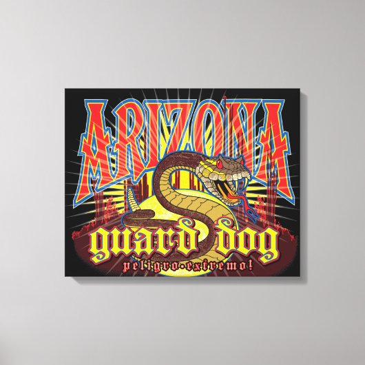 Arizona Slangen Kunst Canvas Afdruk (Voorkant)