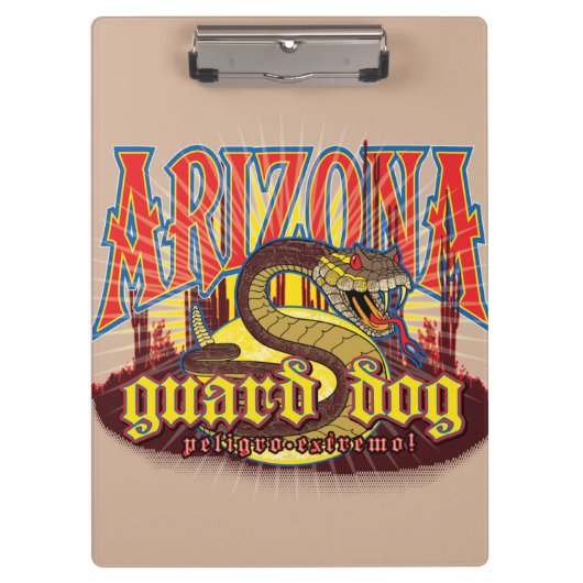 Arizona Slangen Kunst Klembord (Voorkant)