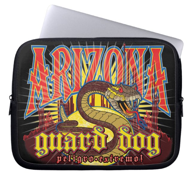 Arizona Slangen Kunst Laptop Sleeve (Voorkant)