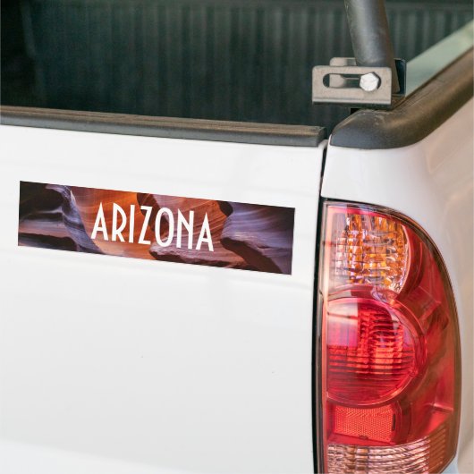Arizona Slot Canyons Bumpersticker (Op Truck)