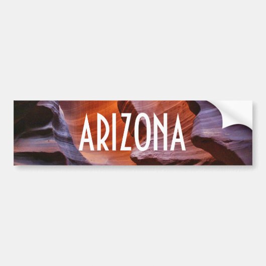 Arizona Slot Canyons Bumpersticker (Voorkant)