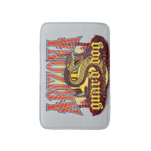 Arizona Snake Art Badmat (Voorkant Verticaal)