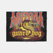Arizona Snake Art Fleece Deken (Voorkant (Horizontaal))