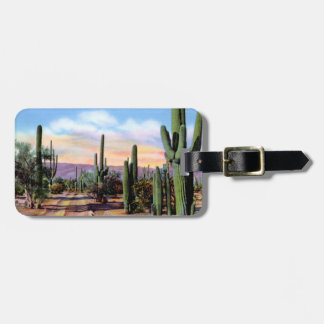 Arizona Sonoran Desert Scene Bagagelabel