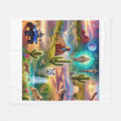 Arizona Spirituele reis Fleece Deken (Voorkant (Horizontaal))
